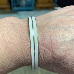 Monet White and Gold Bracelet